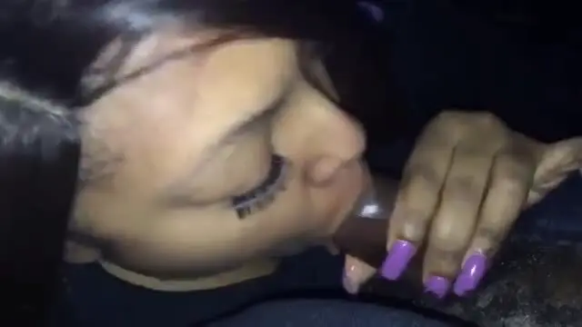 Ebony lady sucking her black friend dry