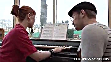 The teacher taught piano and anal sex