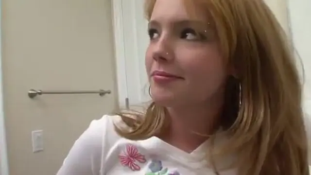 Blonde, petite horny bitch