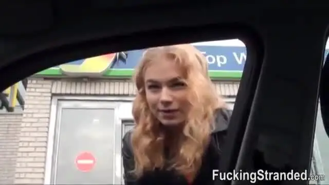 This Russian girl is hungry for a stranger's cock