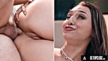 Bella gets rough anal sex from big naturals