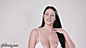 Angela White gets rough and nasty with Kissa Sins