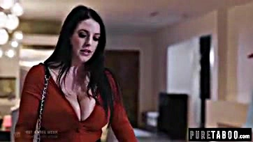 Angela White gets naughty with AI bot and couple