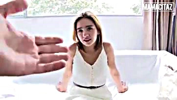 Shy Latina girl gets brutally fucked by multiple dudes