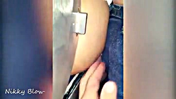 Man films wife's anal sex with stranger at glory hole