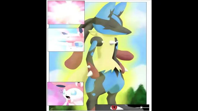 Sylveon x lucario pokemon comic