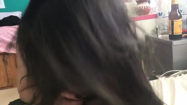 Asian teen girl tease blowjob