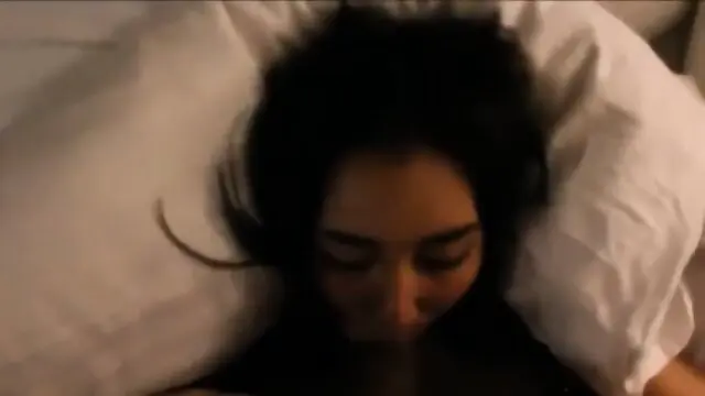 Pretty Asian blowjob