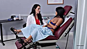 Lesbians, milfs, and doctors get naughty with each other