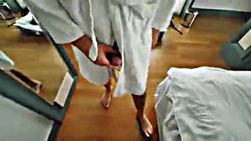 Man had intense sex with maid, cumming on feet