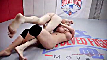 Explicit wrestling match features nudity and oral sex