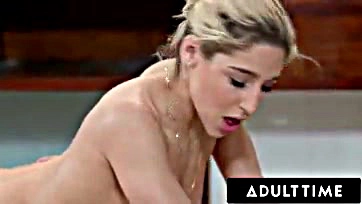 Abella Danger demands rough sex from massage client