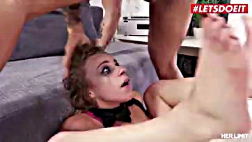 Blonde gets intense anal pleasure and has an orgasm