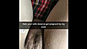 Wife cheats openly, has bareback sex and cucks husband