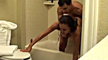 Oral sex and intercourse in the shower