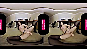 Jayden Cole gets naughty in VR, dude