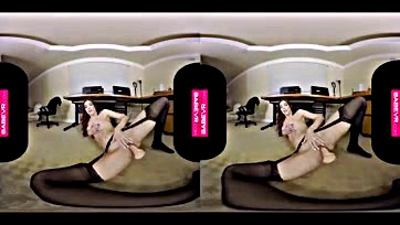 Jayden Cole gets naughty in VR, dude