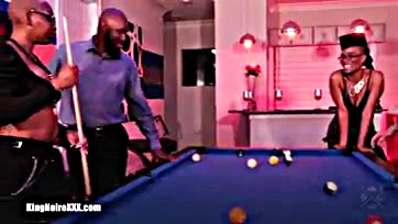 Sexy adults play pool, get naughty and have fun