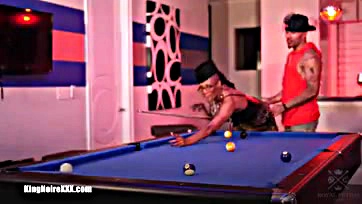 Sexy adults play pool, get naughty and have fun