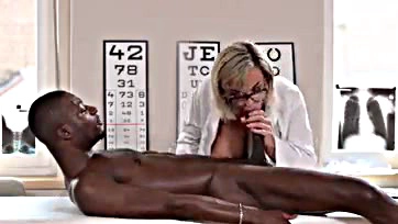 A mature doctor enjoys a BBC and DP