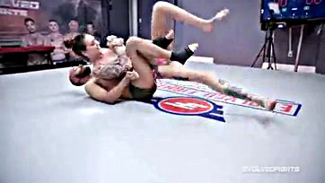 Man wrestles, gets brutally screwed by multiple women