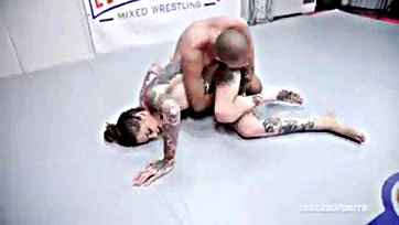 Man wrestles, gets brutally screwed by multiple women