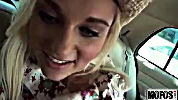 Fresh teen Charli Shiin gets pounded in a car