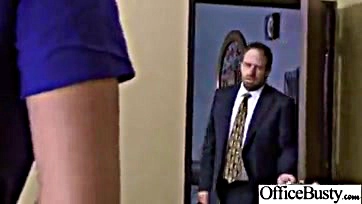 Cassidy Banks enjoys rough office sex