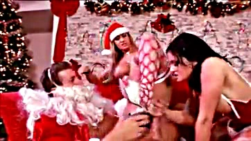 Fetish party with Santa's helpers gets wild