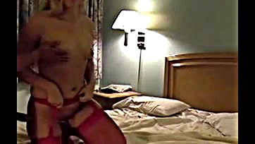 Teen girl's big ass and tight pussy in motel