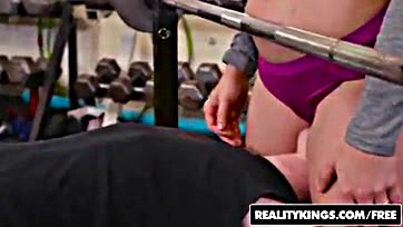 Abella Danger gets pounded during intense workout session