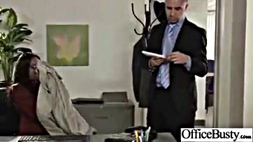 Codi Bryant gets brutally screwed in an office