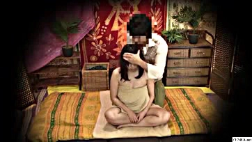 Sexy Asian woman gets erotic Thai massage treatment