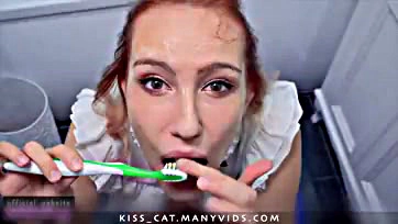 I'm oral-fixated, seeking cum for dental hygiene