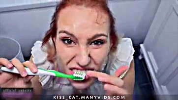 I'm oral-fixated, seeking cum for dental hygiene