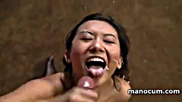 Asian woman craves intense oral sex and rough tugging