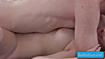 Blonde Britney enjoys rough sex with a large cock