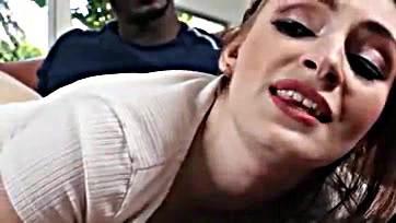 Teen Maya gets paid by black cocks