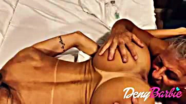 Erotic massage turns into explicit sexual encounter