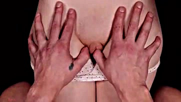 Uncle's fingers defile step-sister's untouched vulva