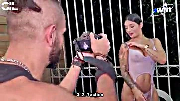 Salome Gil seduces cameraman, gets filled with semen