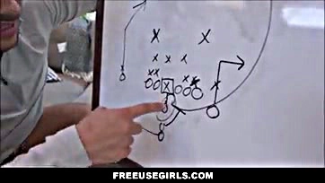 Teen girls get pounded by coach during football lessons