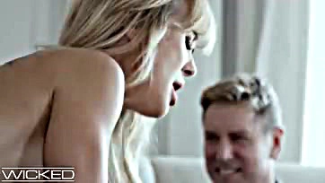 Brandi Love's husband watches her get brutally fucked