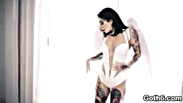 Joanna Angel gets gangbanged by black devils