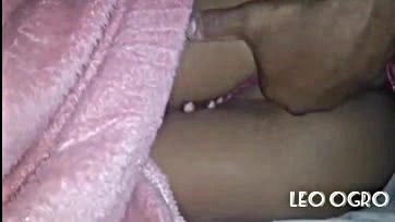 Stepdad destroys wife's vagina during rough sex