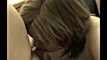 Blonde Bama mom sucks cock, swallows creampie