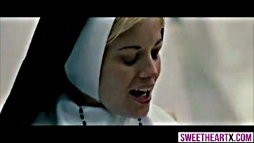 Sister Charlotte enjoys sinful oral pleasure