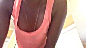 Black woman's booty and cleavage get explicit attention