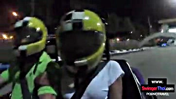 Teen girlfriend's horny sex romp after go-karting