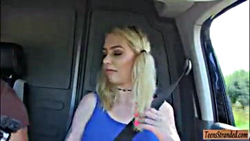 Teen gets screwed for a free ride